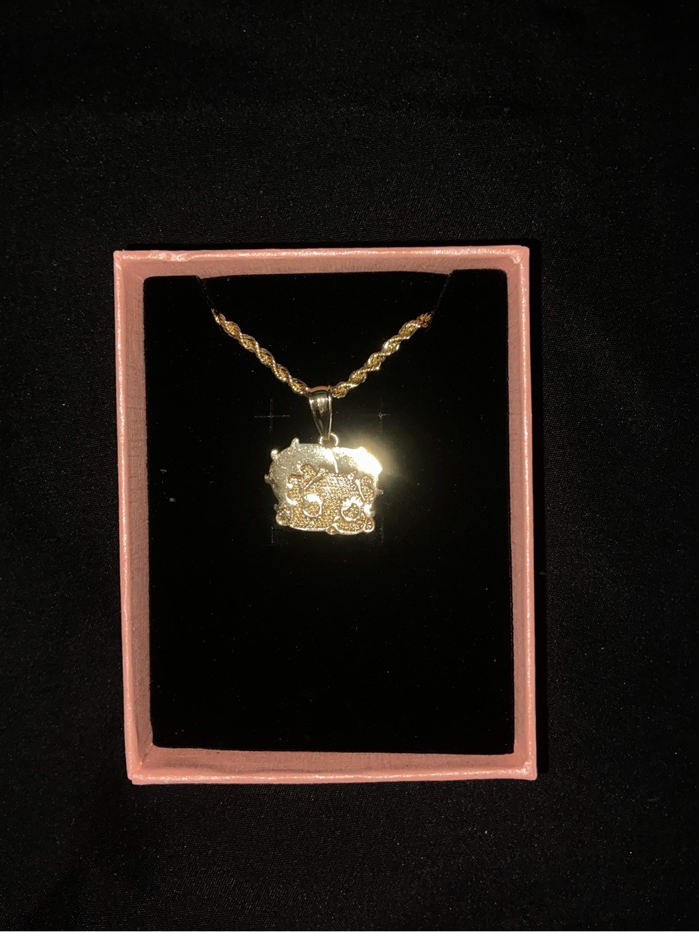 Gold Betty Boop Necklace - Women Jewelry